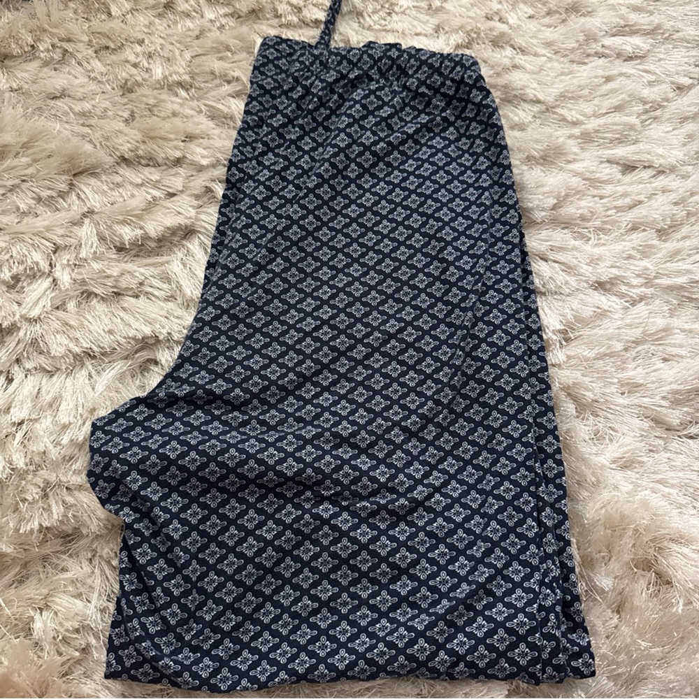 Blue Maxi Wrap Pajamas for Casual Resort Wear